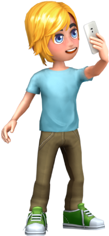 Create Videos, Get Subscribers, Attend Events, Interact - Cartoon (360x490), Png Download