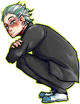 A Boy, But With Burns - Burn (500x376), Png Download