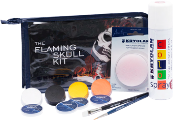 Kryolan The Pop Art Gal Costume Makeup Kit 3009/01 (350x450), Png Download