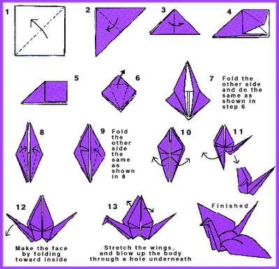 Origami Crane - Make Origami Crane (400x386), Png Download