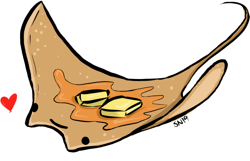 Sea Pancake Manta Ray Medibang Paint Pancakes I Like (1280x960), Png Download