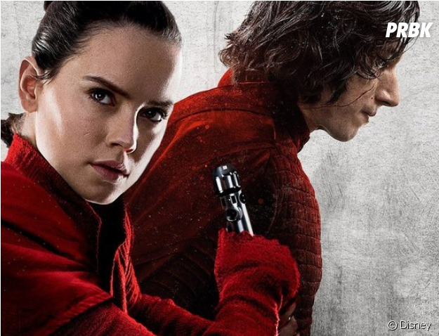 Daisy Ridley En Couple - Last Jedi Kylo Ren And Rey (624x600), Png Download