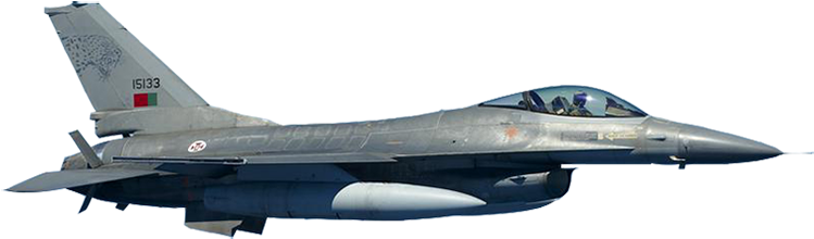 Lockheed Martin F-16 Am - General Dynamics F-16 Fighting Falcon (758x426), Png Download