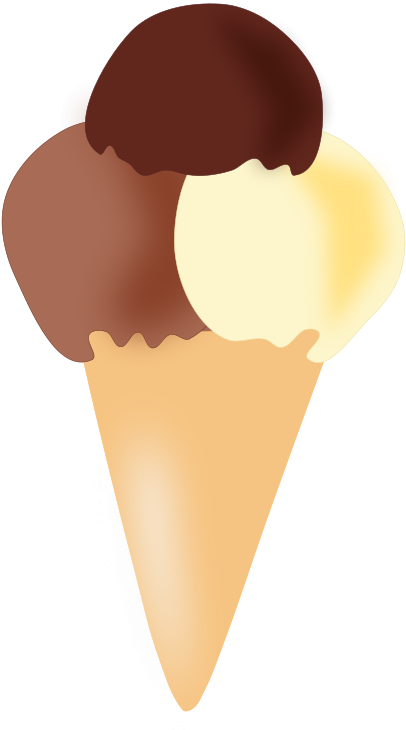 Free Vanilla Ice Cream - Vector Ice Cream Png (439x800), Png Download