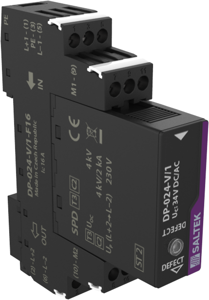 Dp 024 V/1 F16 - Saltek Dp-024-v/1-0 Náhradní Modul Pro Dp-024-v/1-(f)16 (429x616), Png Download