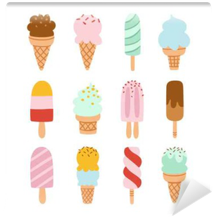 Ice Cream Illustration (400x400), Png Download