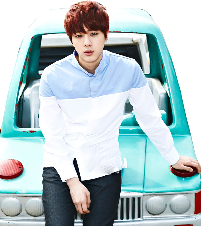 Vocalist, Visual Real Name - Kim Seok Jin Png (700x1050), Png Download