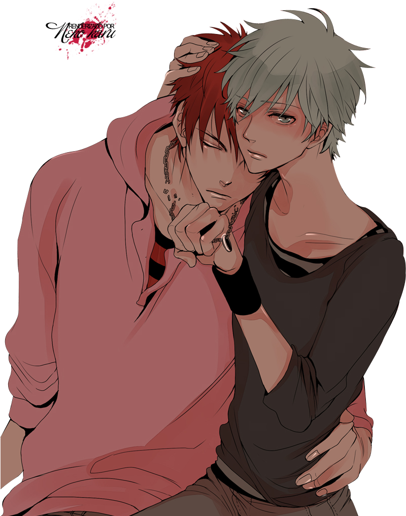 Yaoi Png - Kagami And Himuro Yaoi (908x1070), Png Download