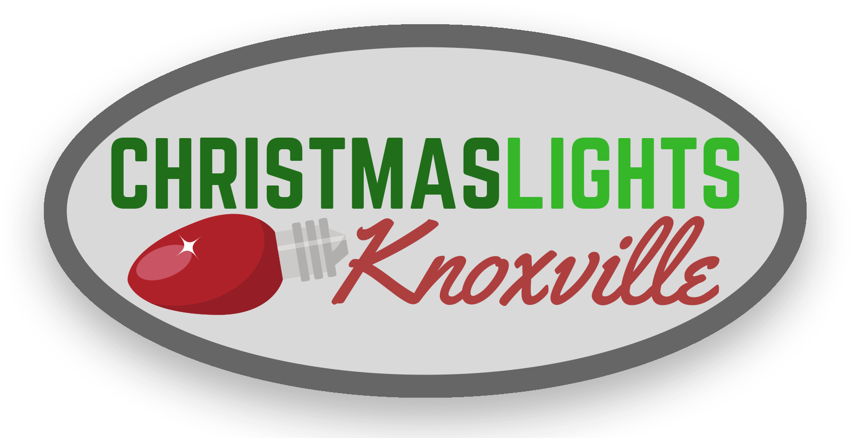 Christmas Lights Knoxville (1800x900), Png Download