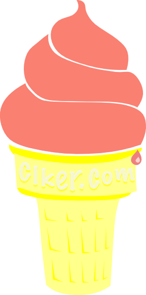 Ice Cream Cones Svg (294x595), Png Download