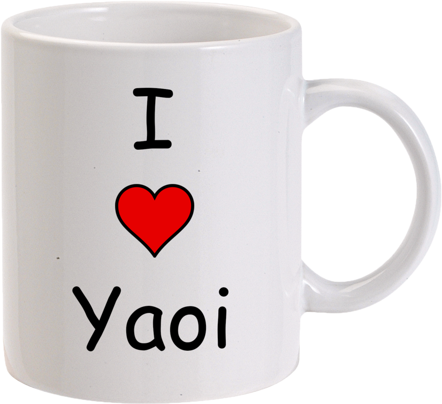 I Heart Yaoi Mug (1024x934), Png Download