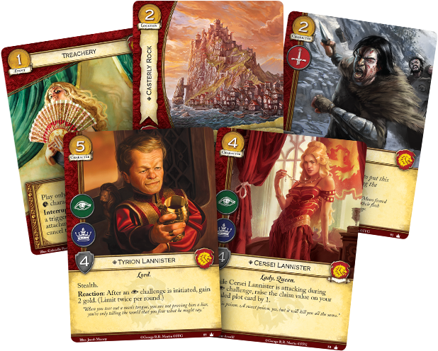 Our Staff Has Put Together A First Blush Analysis Of - Game Of Thrones: The Card Game (cards) (626x505), Png Download