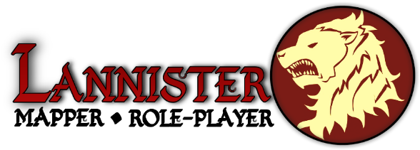 [map] The Nerd's House - House Lannister (609x224), Png Download