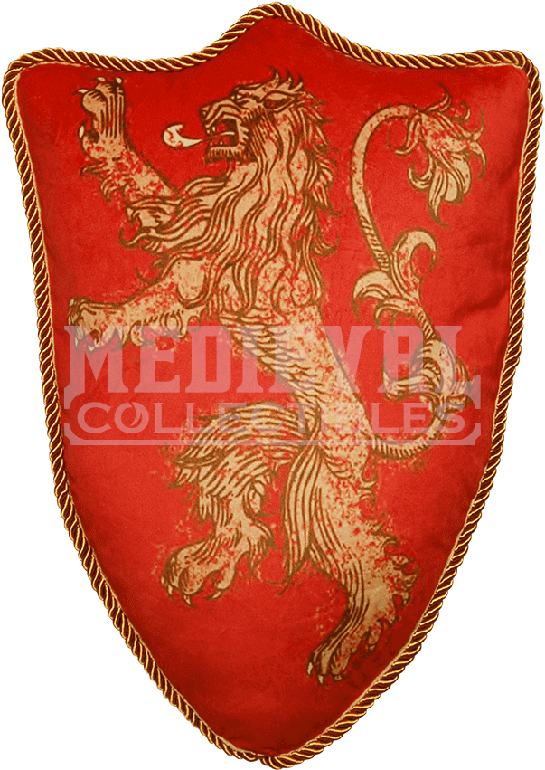 Game Of Thrones House Lannister Sigil Throw Pillow - Star Images Game Of Thrones Lannister Lion Plush Pillow (850x850), Png Download