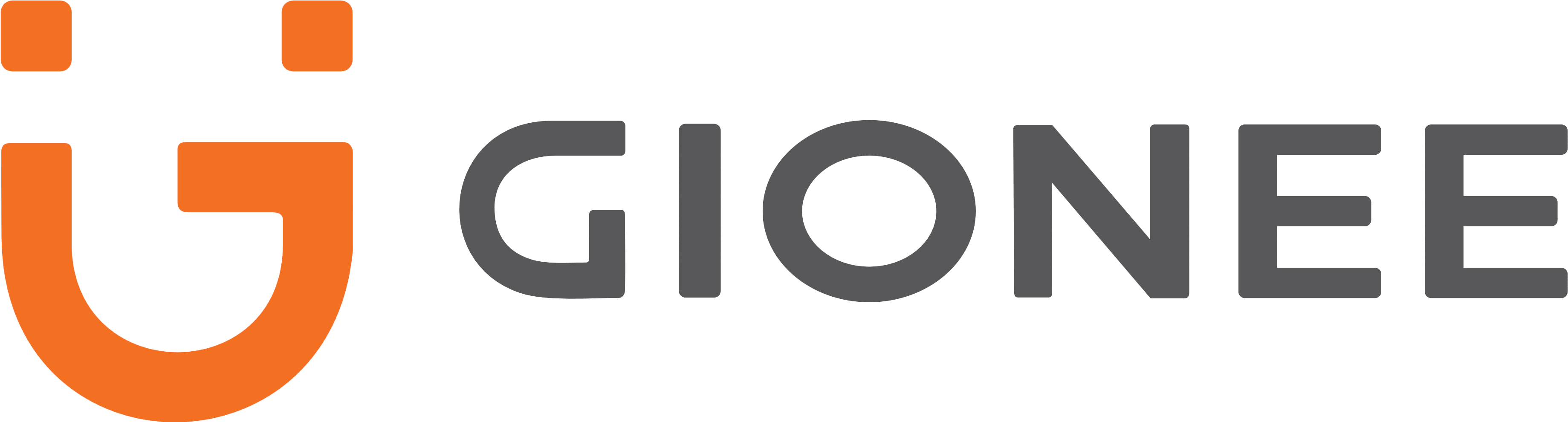 Gionee Logo Png Vector Free Download - Gionee Logo Png Hd (3792x1067), Png Download