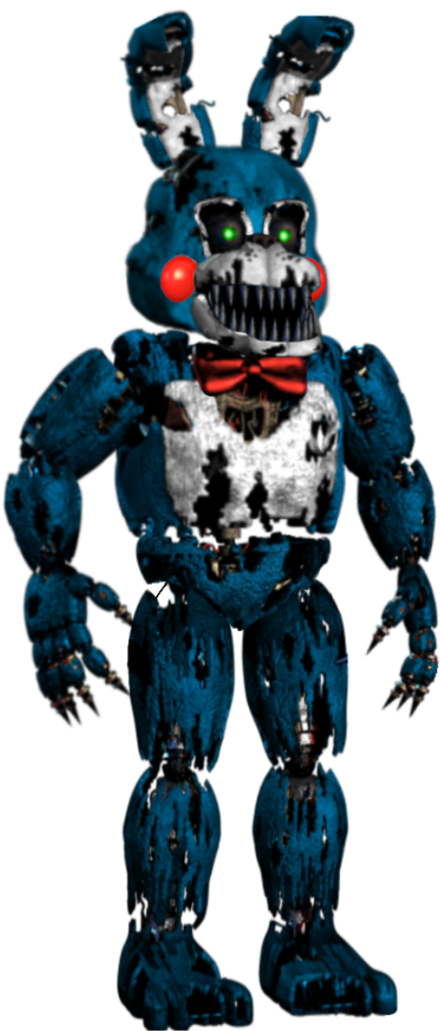 Nightmare Toy Bonnie - Five Nights At Freddy's Nightmare Toy Bonnie (1181x1181), Png Download