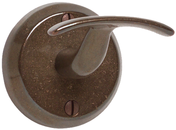 Whale Tail Robe Hook Rh4-ip417 In Silicon Bronze Brushed - Rocky Mountain Whale Tail Robe Hook Rh4-ip418 (500x405), Png Download
