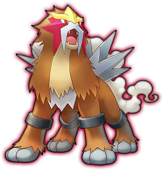Entei - Pokemon Entei (380x380), Png Download