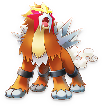 “entei In Pokémon Super Mystery Dungeon - Pokémon Entei (540x370), Png Download
