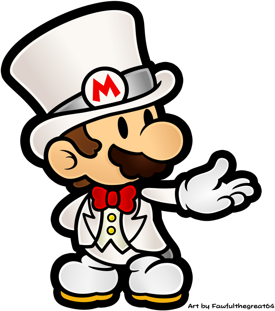 We Now Have 3 Links, 3 Samus And 2 Marios - Paper Mario Wedding Costume (1056x1200), Png Download