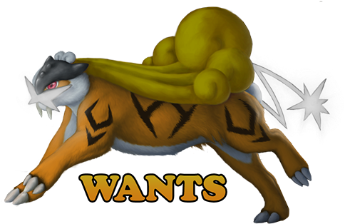 O Gets And Entei Lot Sale - Cartoon (500x325), Png Download