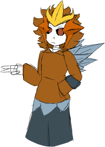 I Tried To Make An Entei Since He's My Favorite Legendary - Cartoon (375x500), Png Download