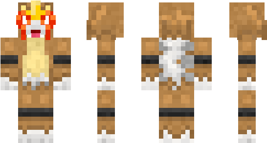 Minecraft Skin Entei - Hardwood (600x348), Png Download