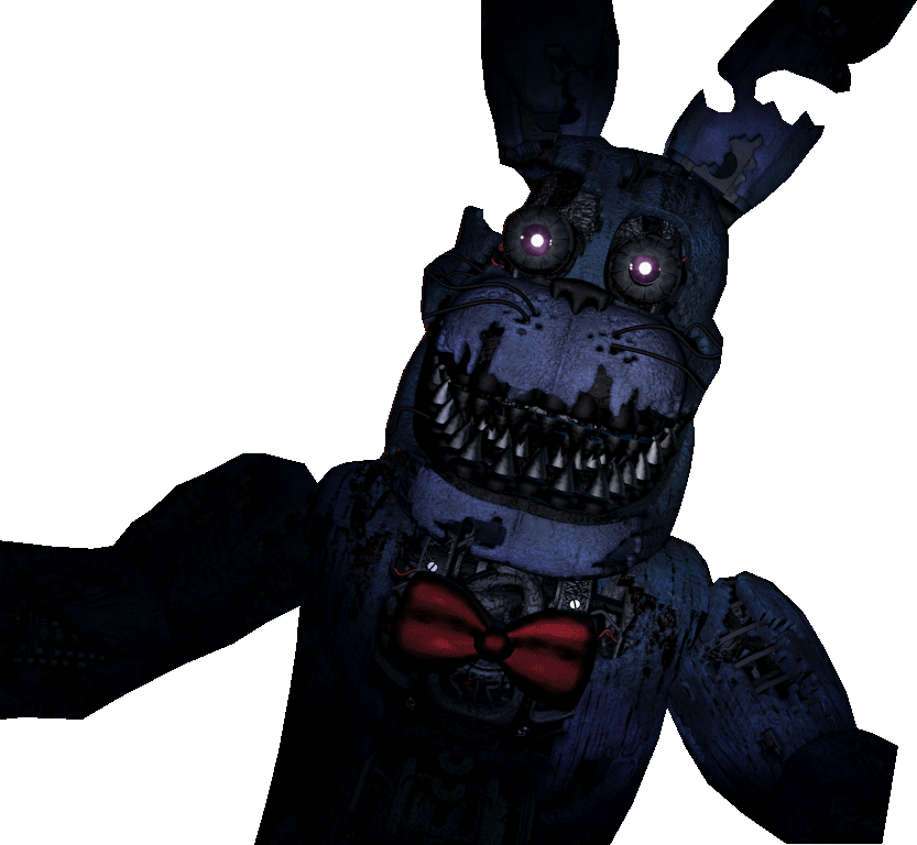 I See What You Did There Gif Imgur - Nightmare Bonnie Jumpscare Transparent (833x768), Png Download