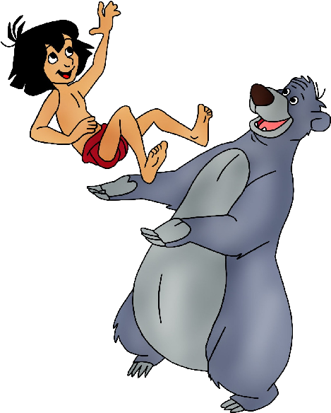 Book Clip Art, Babies Images, The Jungle Book, Baby - Jungle Book Characters (600x600), Png Download