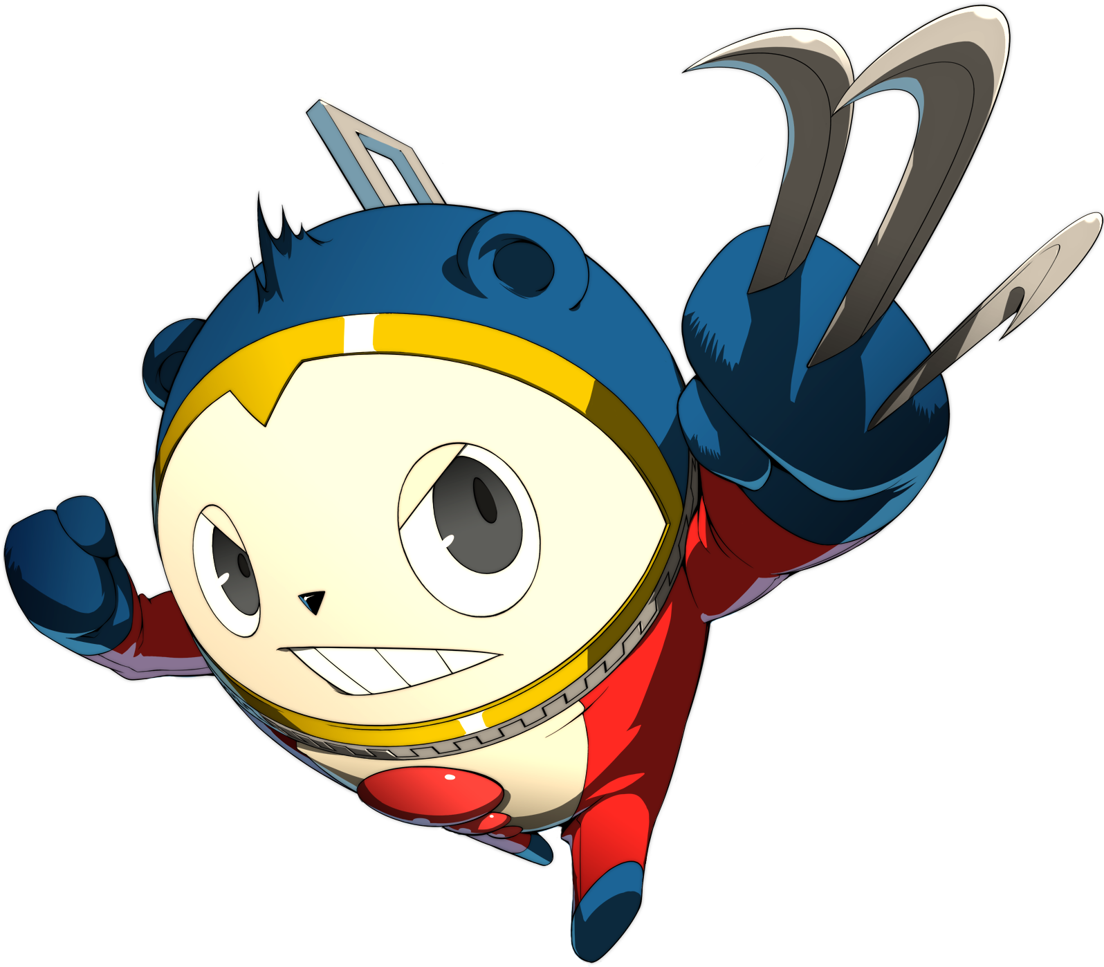 Vote Waluigi He's Numbah Waaaaaaaaahn - Persona 4 Arena Teddie (1596x1398), Png Download