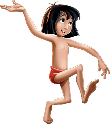 Mowgli Jungle Book 2014 - Jungle Book Characters Mowgli (425x480), Png Download