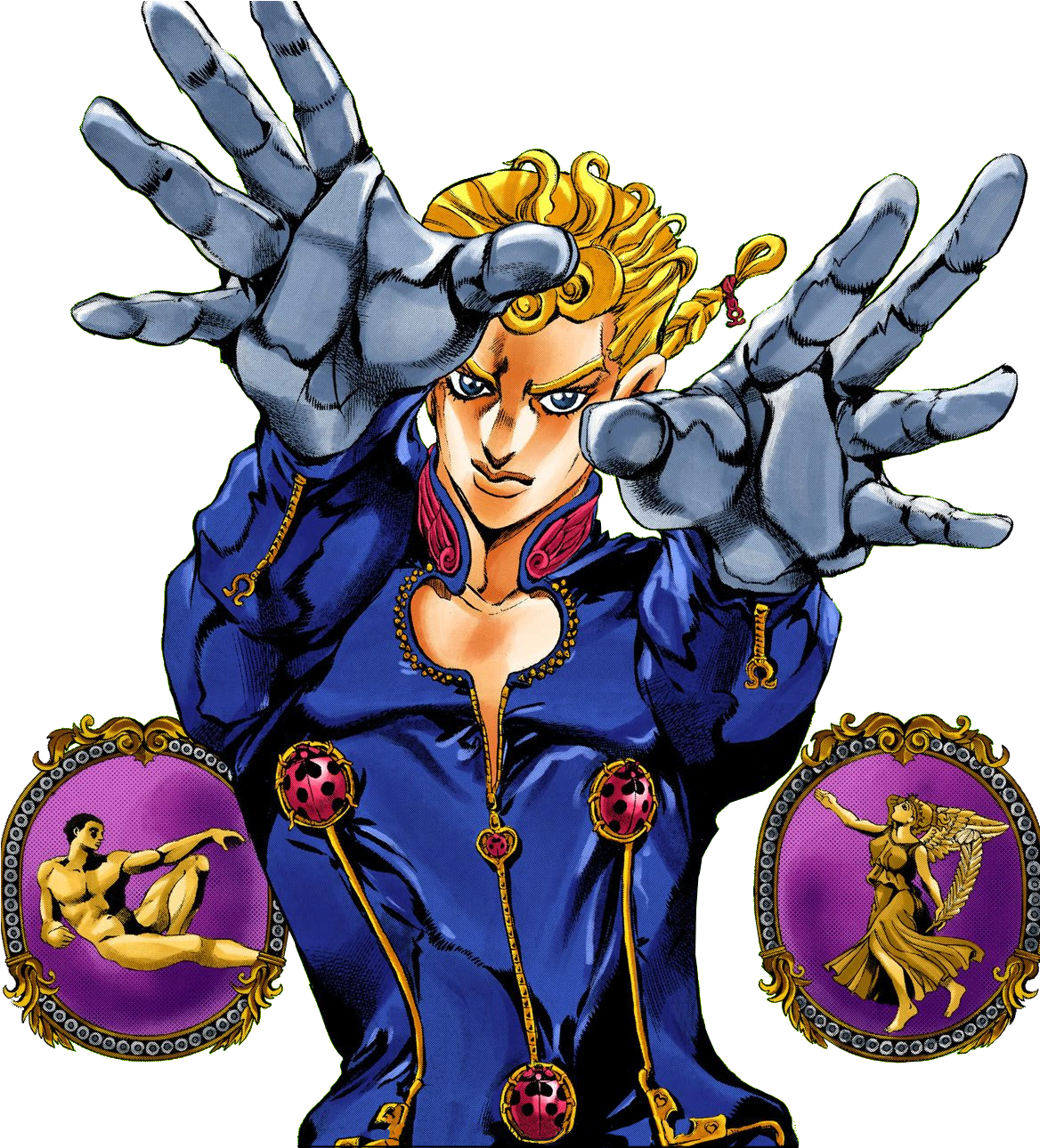 Giorno Giovanna - Giorno Giovanna Pose (1167x1349), Png Download