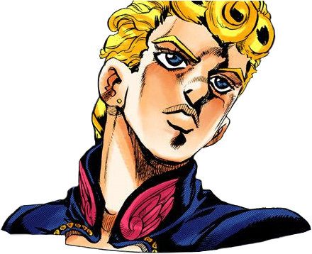 『giorno “useless” Giovanna』 - Cartoon (440x358), Png Download