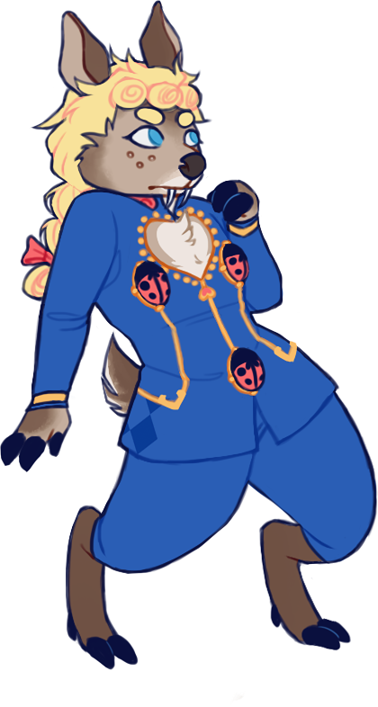Deer Giorno - Anime (420x786), Png Download