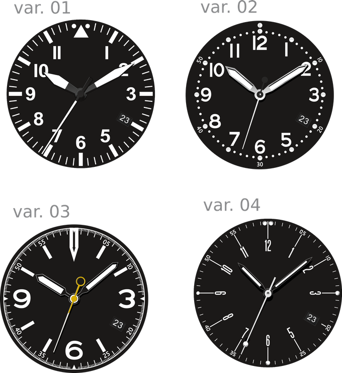 Courg Dial Versions - Redux Courg Watches (680x740), Png Download