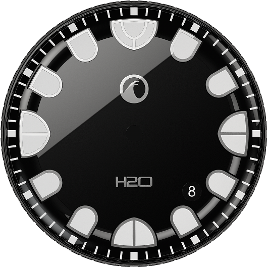 Dial 1 / High Glossy Black - Watch (1000x1000), Png Download