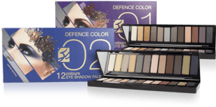 12 Colours Eyeshadow Palette - Bionike - Defence Color Palette Occhi (310x458), Png Download
