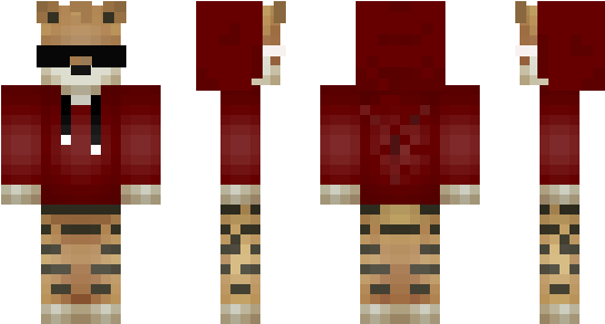 Minecraft Skin Tyga - Minecraft (600x348), Png Download