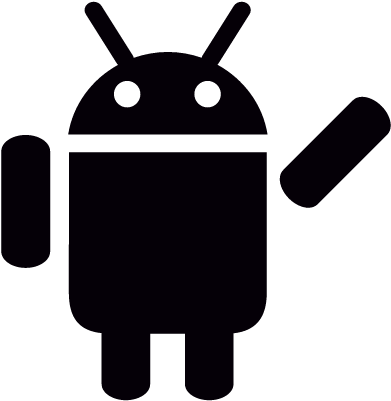 Android With Arm Lifted Vector - Android Vector (400x400), Png Download