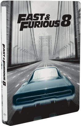 Fast & Furious - Fast And Furious 8 Steelbook Blu-ray (1000x1000), Png Download
