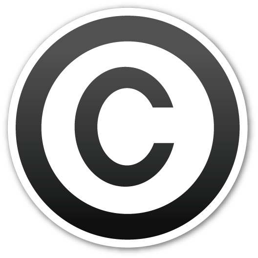 Copyright Symbol Artwork Images - Strawberry Emoji Png (528x528), Png Download