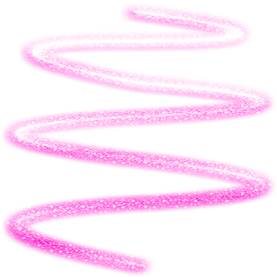 Pink Glowing Sparkle Swirl - Glowing Sparkle (400x400), Png Download