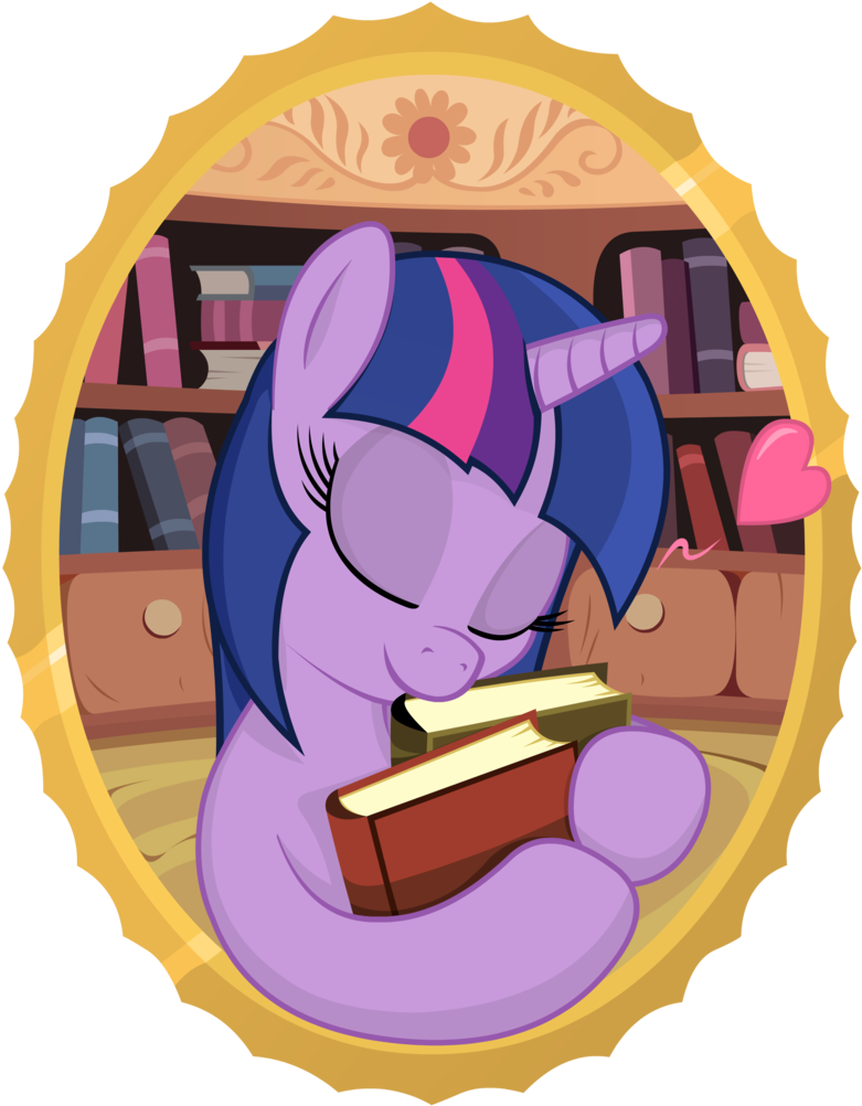Negasun, Book, Frame, Heart, Hug, Library, Safe, Solo, - Cartoon (811x1024), Png Download
