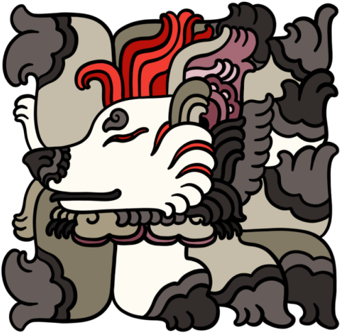 “chill Kitsune Glyph Icon Commission ” - Cartoon (500x500), Png Download