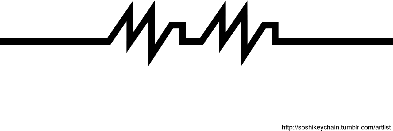 Hearts - In - A - Row - Tumblr - Transparent Heart Beat (1280x640), Png Download
