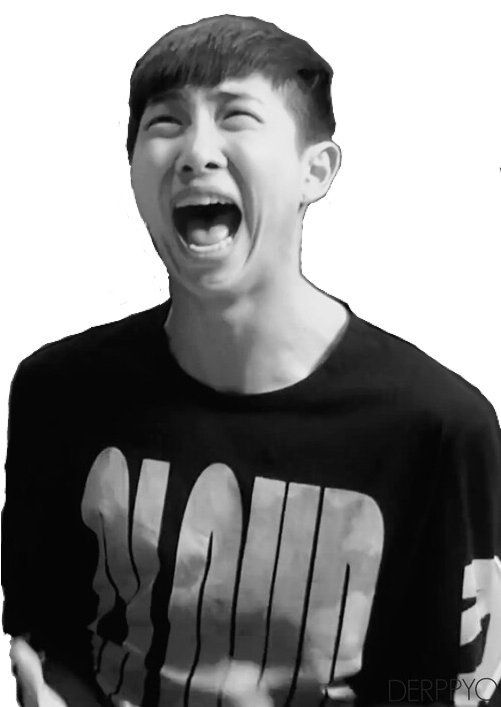 Wallpaper-wyvern - Bts Rap Monster Weird (500x737), Png Download