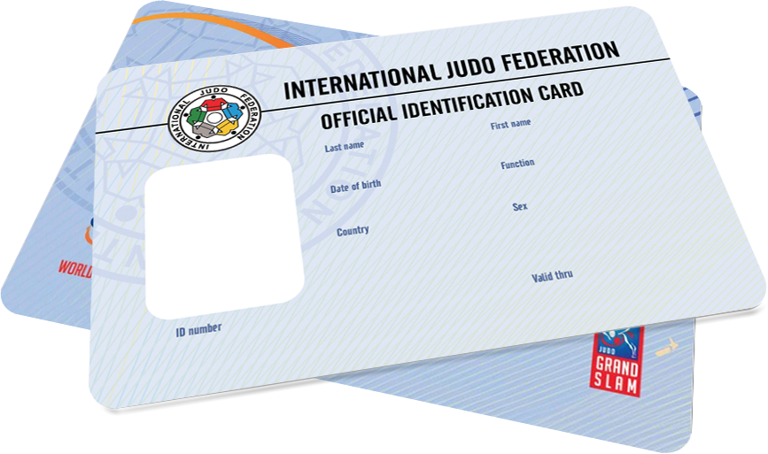 "the Card Holder Commits Himself To Respect All The - International Judo Federation Card (867x513), Png Download