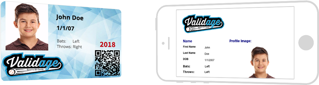 Youth Sports Id Cards - Sports (1210x355), Png Download