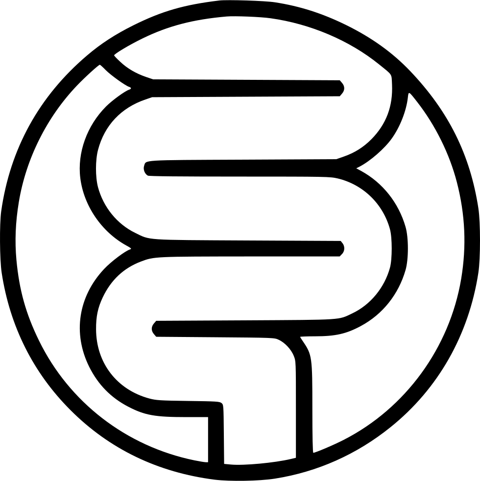 Png File Svg - Intestine Vector Png Icon (980x982), Png Download