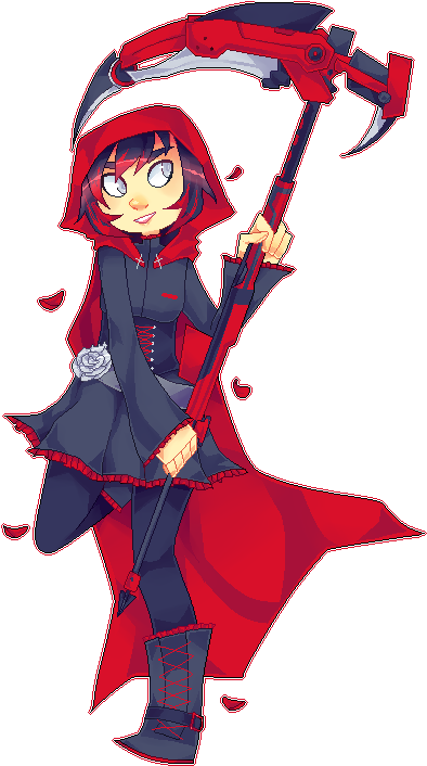 Tumblr Mi4pkmnrok1qjzj7jo1 500 - Ruby Rose Rwby Transparent (455x718), Png Download